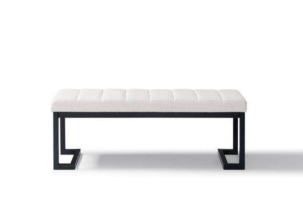 WALLACE BENCH WHITE