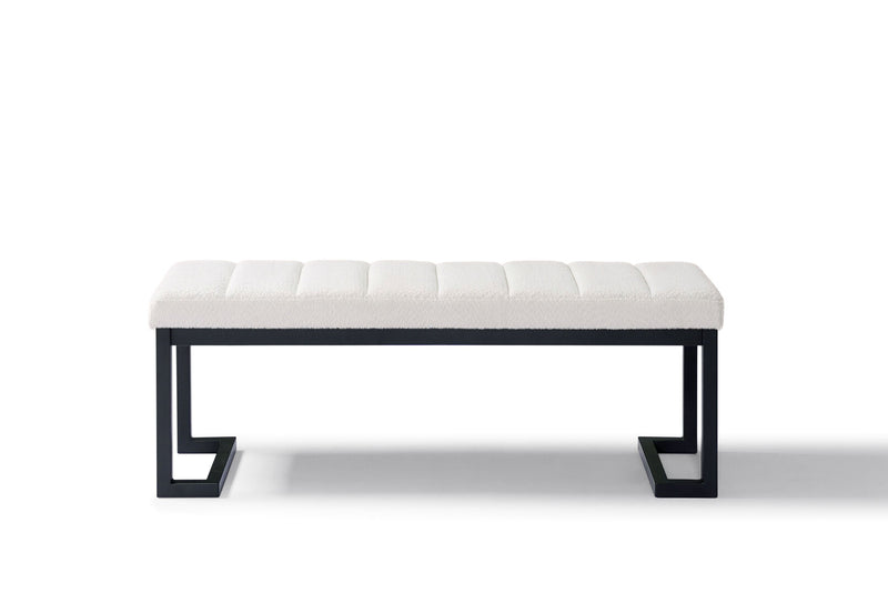 WALLACE BENCH WHITE