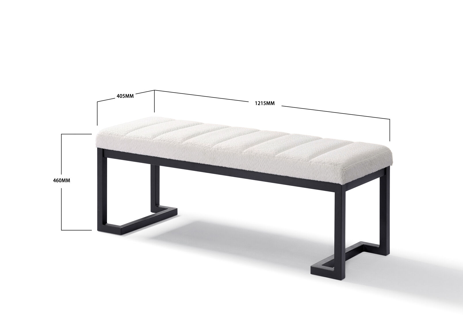 WALLACE BENCH WHITE