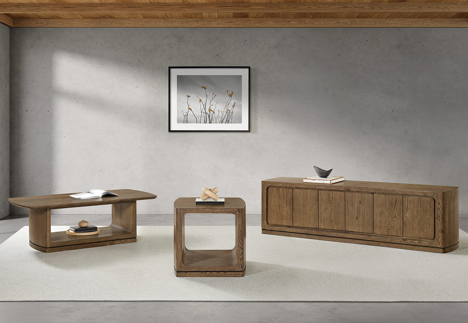 REINE COFFEE TABLE 	WALNUT