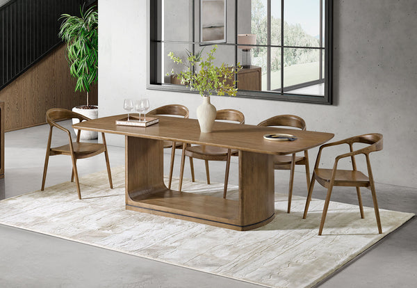 REINE 2400 DINING TABLE WALNUT