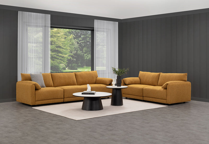 THANOS COFFEE TABLE 	BLACK/MARBLE