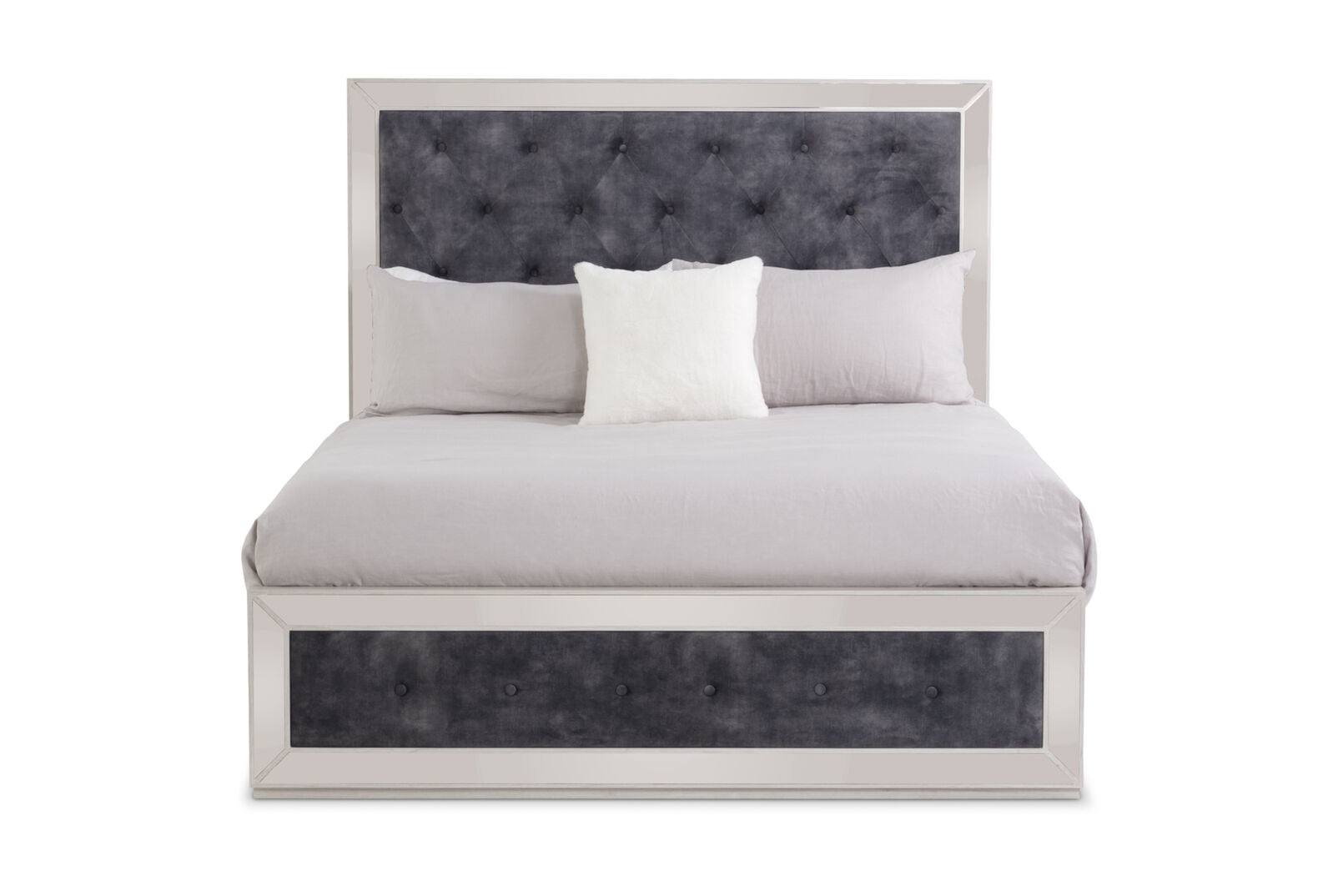 ISMENE QUEEN BED WHITE