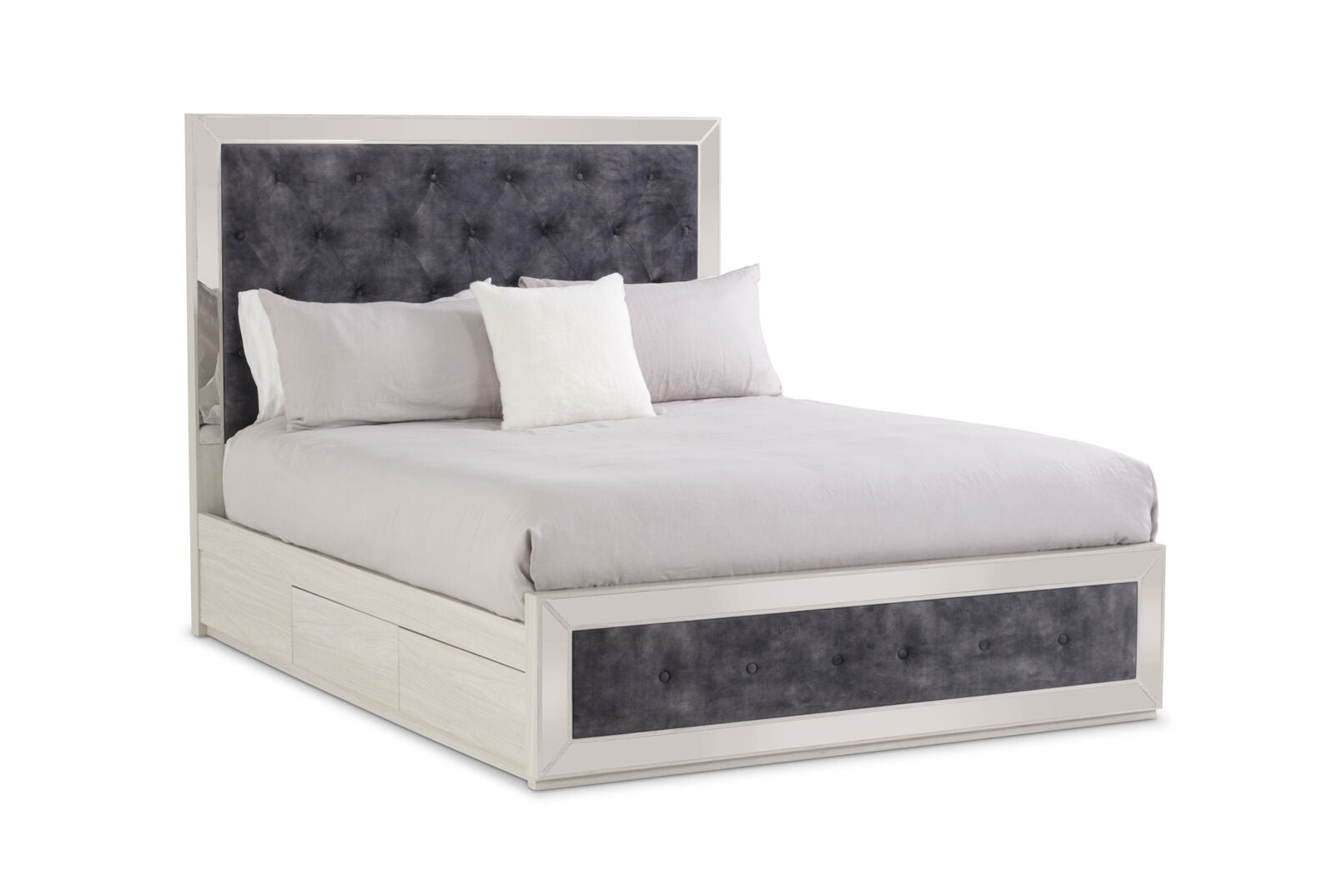 ISMENE QUEEN BED WHITE