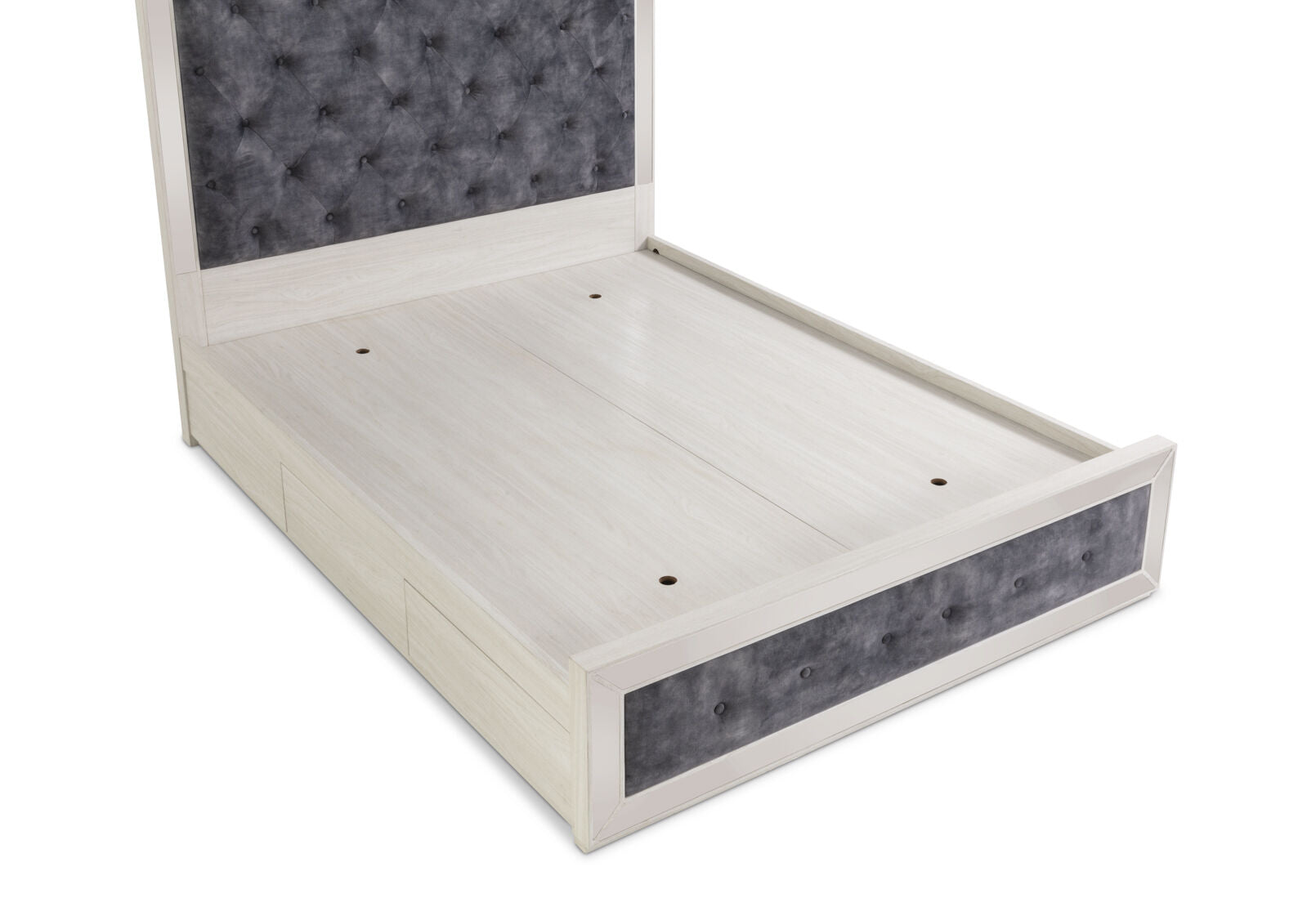 ISMENE QUEEN BED WHITE