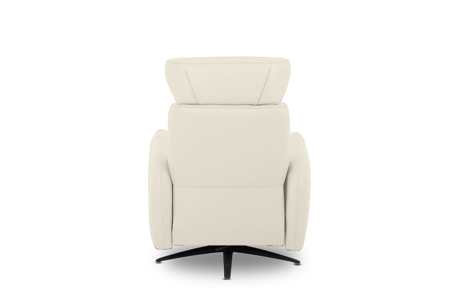 ALDRICH LEATHER SWIVEL ELECTRIC RECLINER FROST