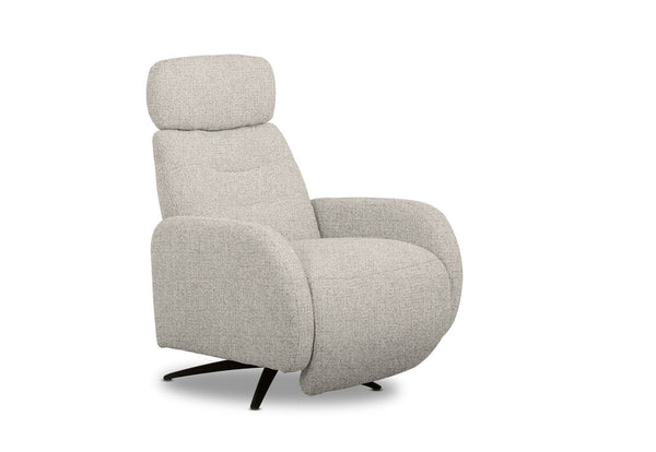RAITT FABRIC SWIVEL MANUAL RECLINER IRON