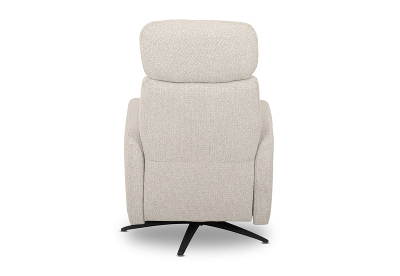 RAITT FABRIC SWIVEL MANUAL RECLINER SAND