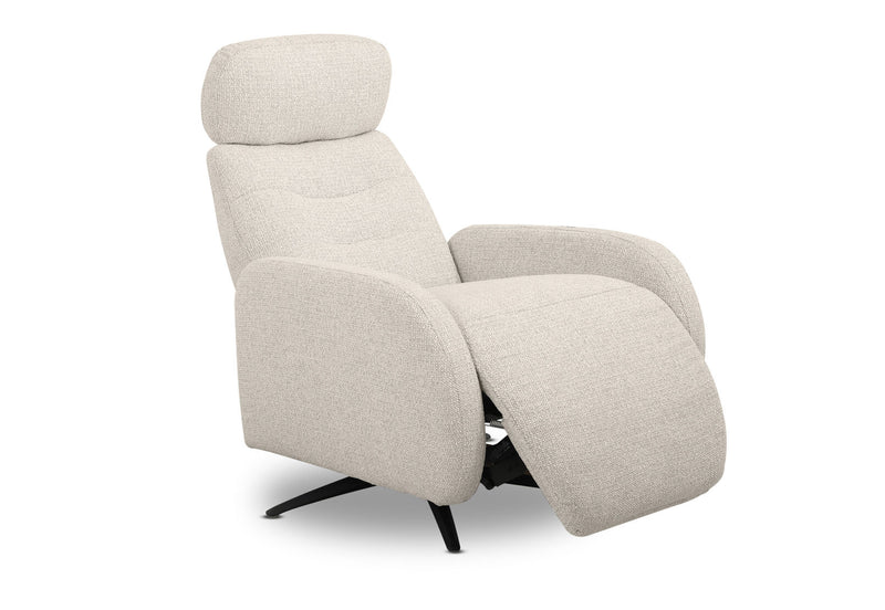RAITT FABRIC SWIVEL MANUAL RECLINER SAND