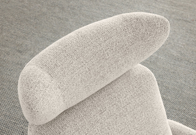 RAITT FABRIC SWIVEL MANUAL RECLINER SAND