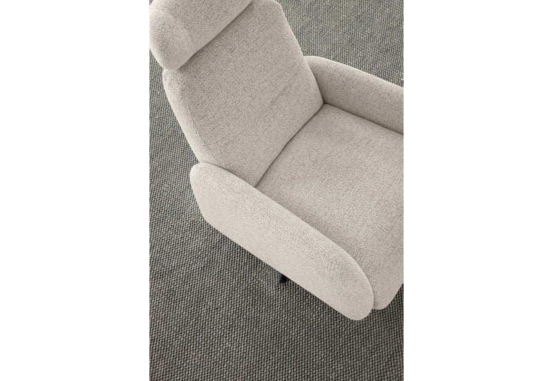 RAITT FABRIC SWIVEL MANUAL RECLINER SAND