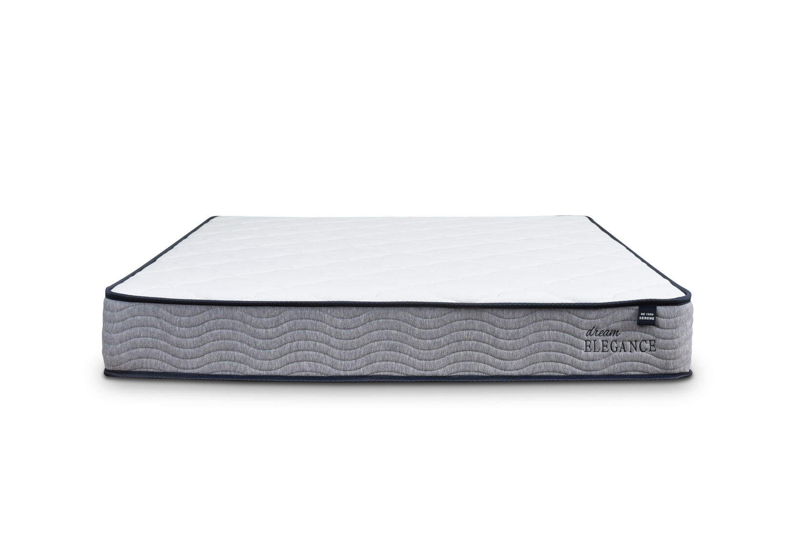 DREAM ELEGANCE 1000 SERENE QUEEN MATTRESS WHITE/GREY