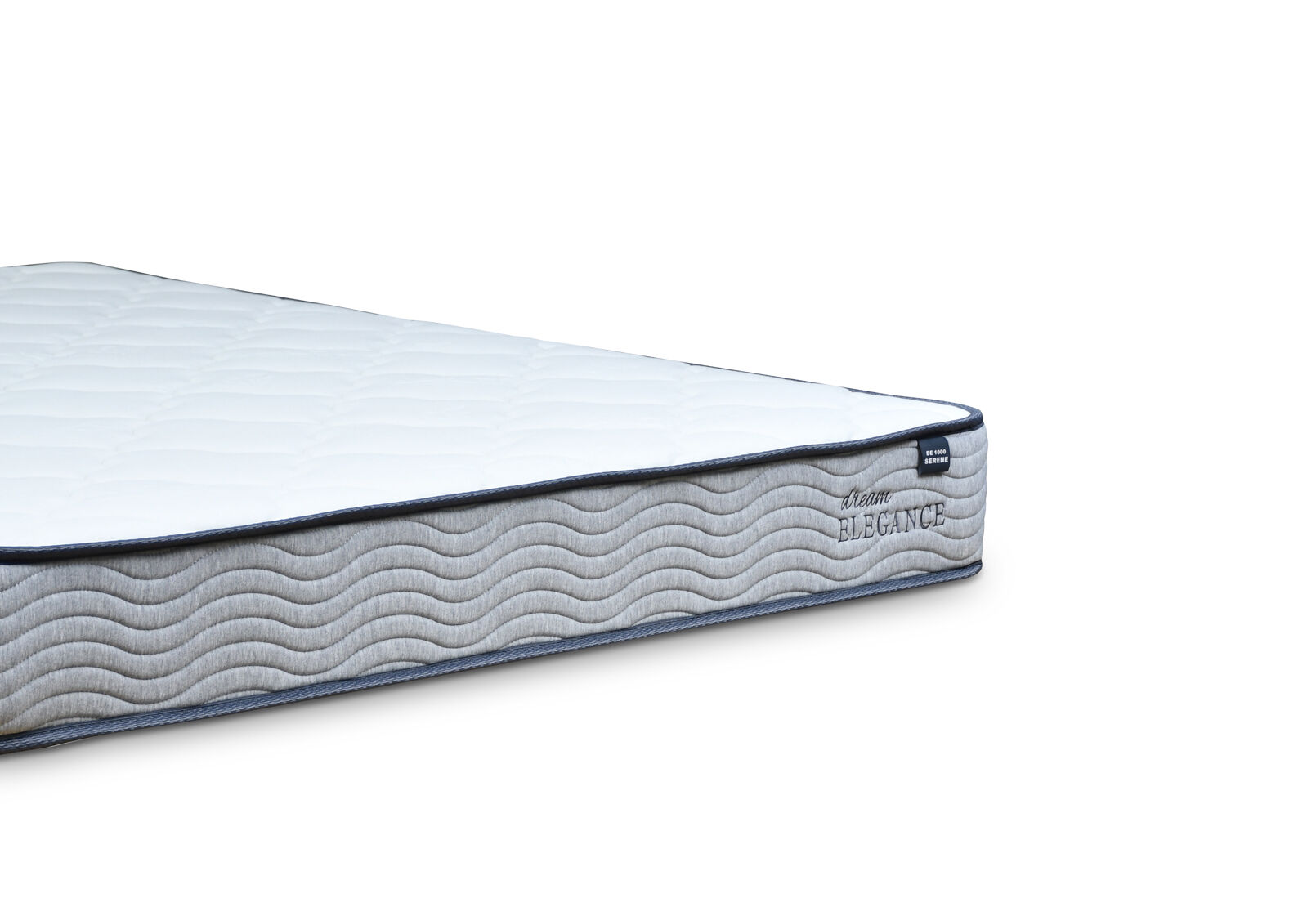DREAM ELEGANCE 1000 SERENE QUEEN MATTRESS WHITE/GREY
