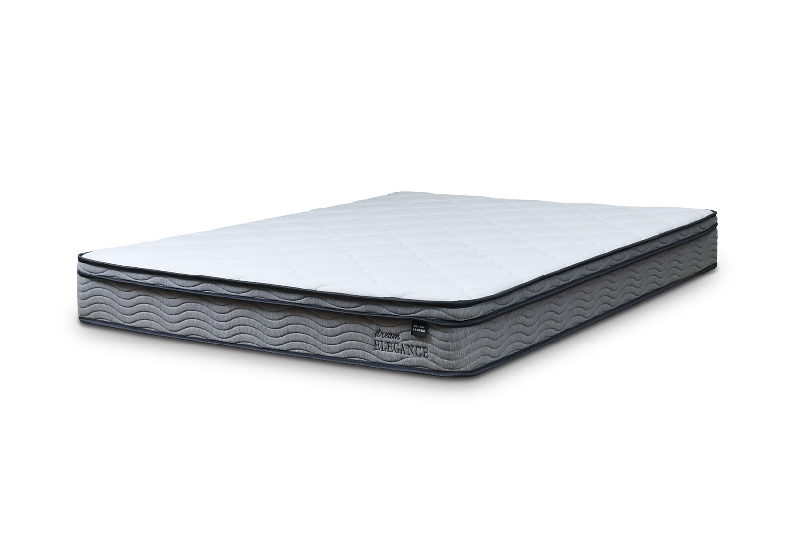 DREAM ELEGANCE 1500 SERENE QUEEN MATTRESS WHITE/GREY