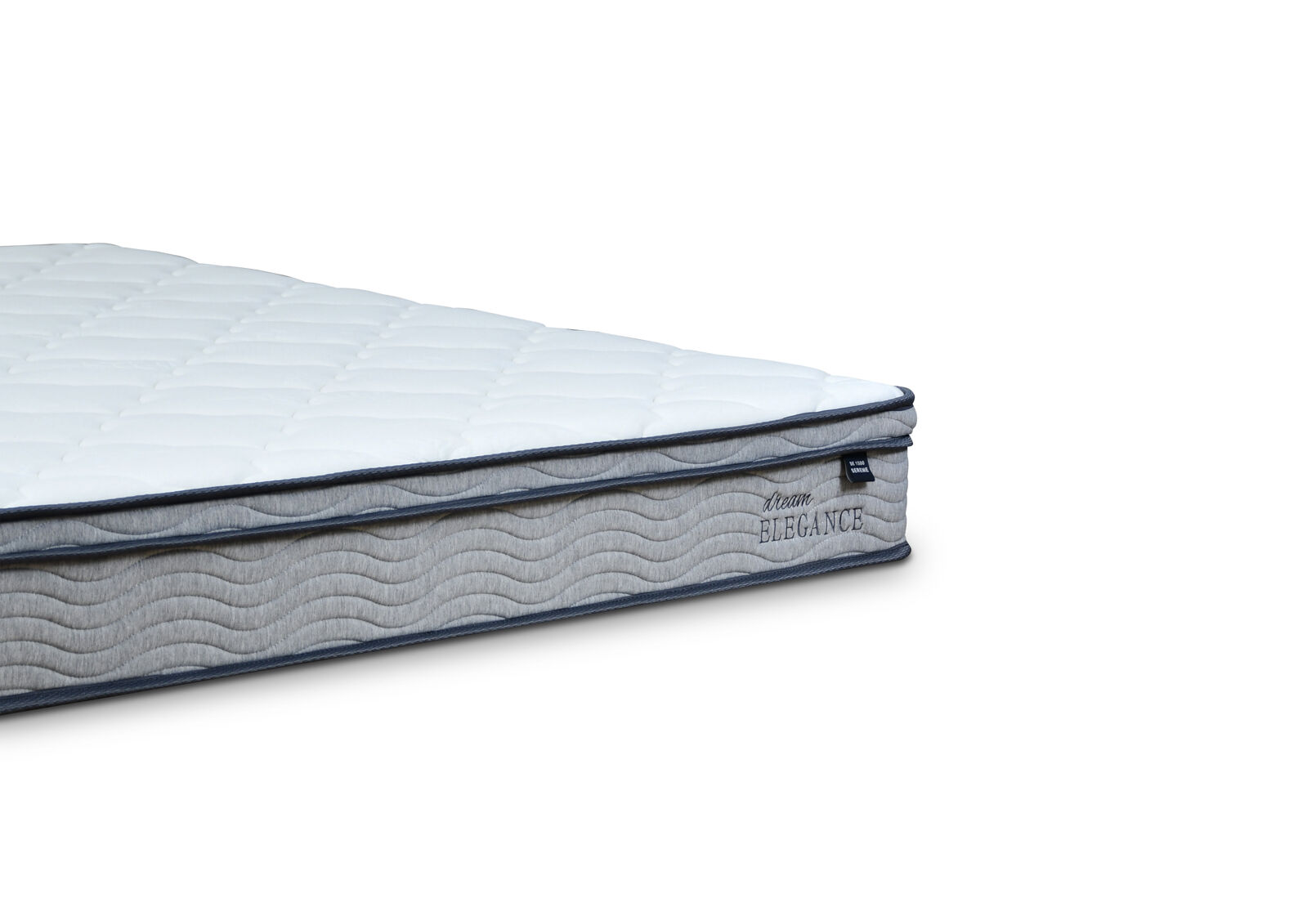 DREAM ELEGANCE 1500 SERENE QUEEN MATTRESS WHITE/GREY