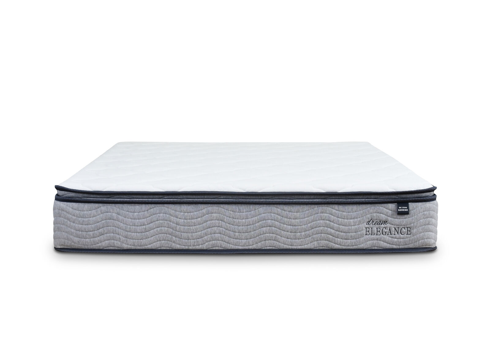 DREAM ELEGANCE 2500 SERENE QUEEN MATTRESS WHITE/GREY