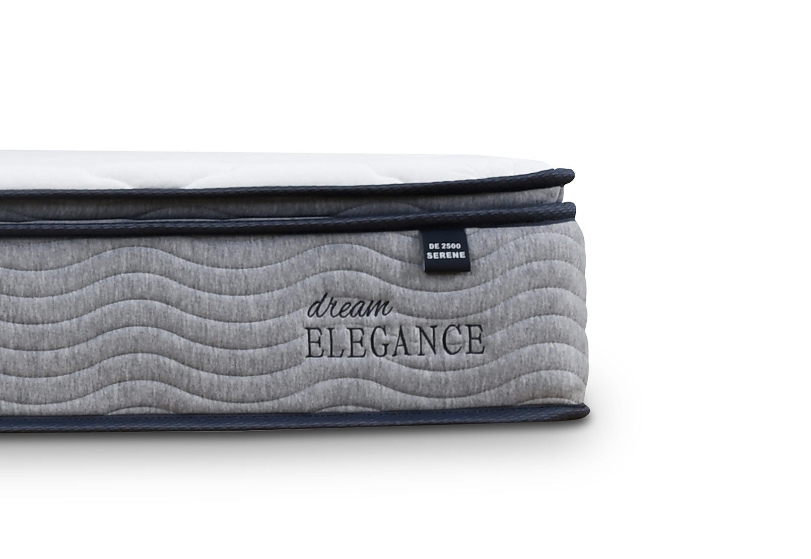 DREAM ELEGANCE 2500 SERENE SINGLE MATTRESS WHITE/GREY
