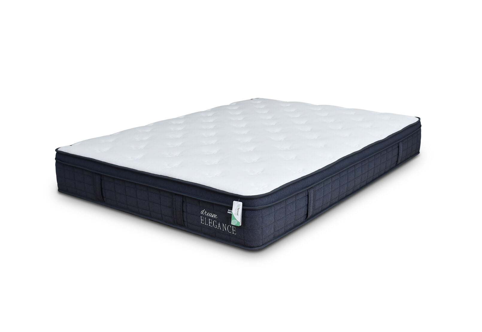 DREAM ELEGANCE 3500 INDIGO KING MATTRESS WHITE/BLUE