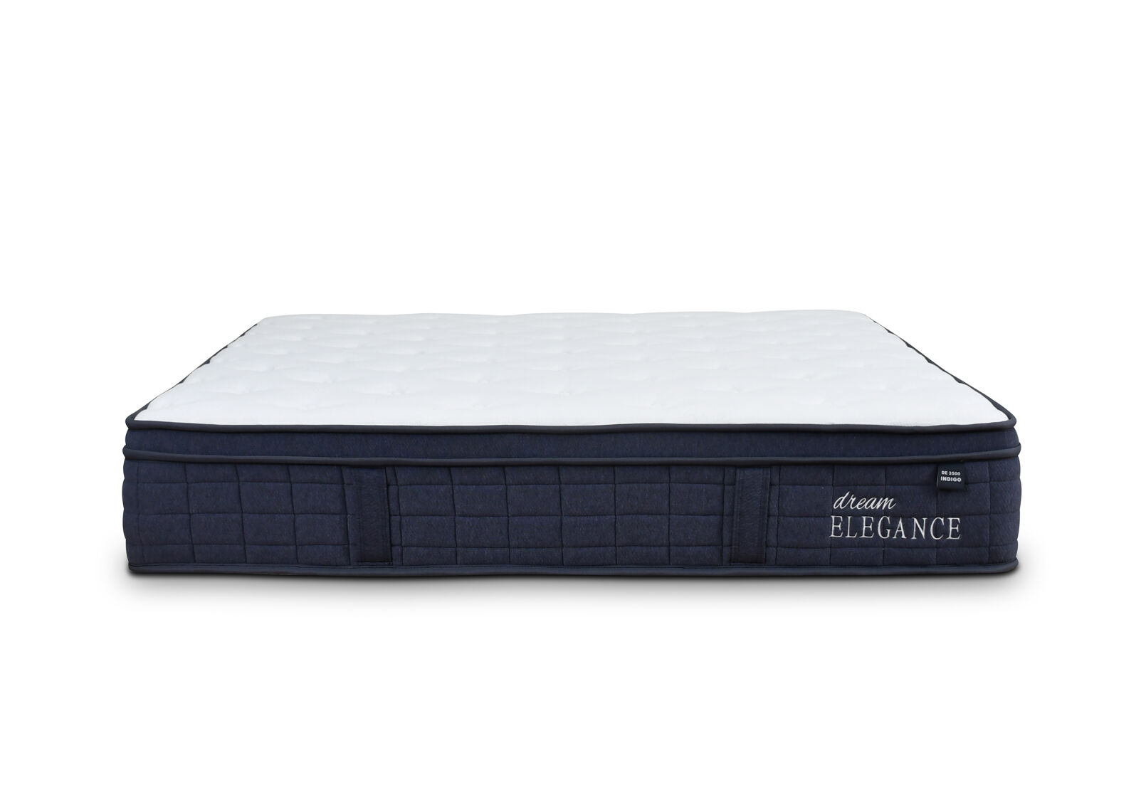 DREAM ELEGANCE 3500 INDIGO QUEEN MATTRESS WHITE/BLUE