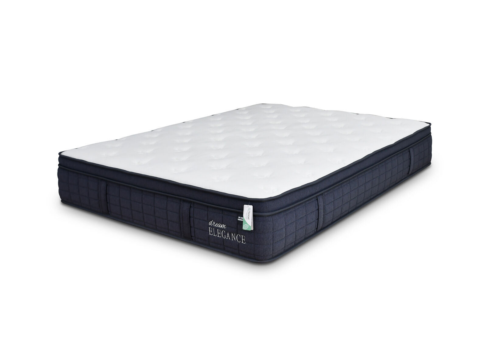 DREAM ELEGANCE 4500 INDIGO KING MATTRESS WHITE/BLUE