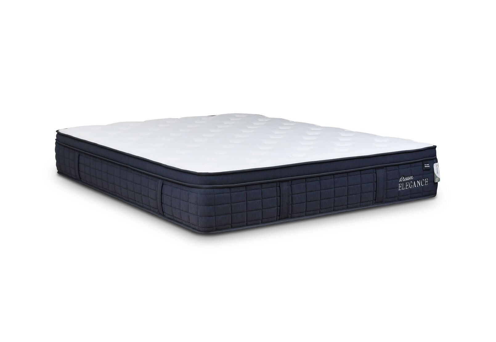 DREAM ELEGANCE 4500 INDIGO KING MATTRESS WHITE/BLUE
