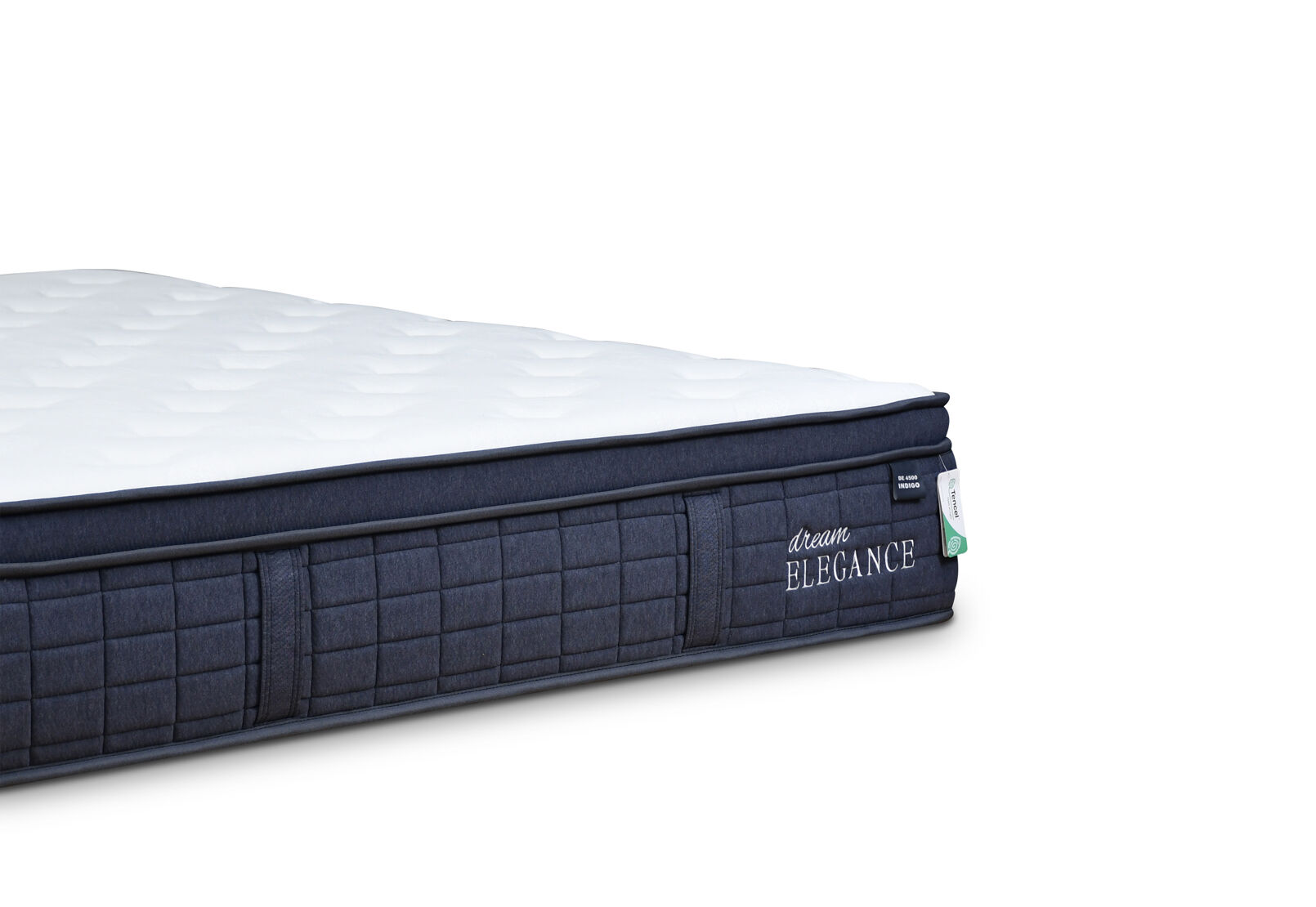 DREAM ELEGANCE 4500 INDIGO QUEEN MATTRESS WHITE/BLUE