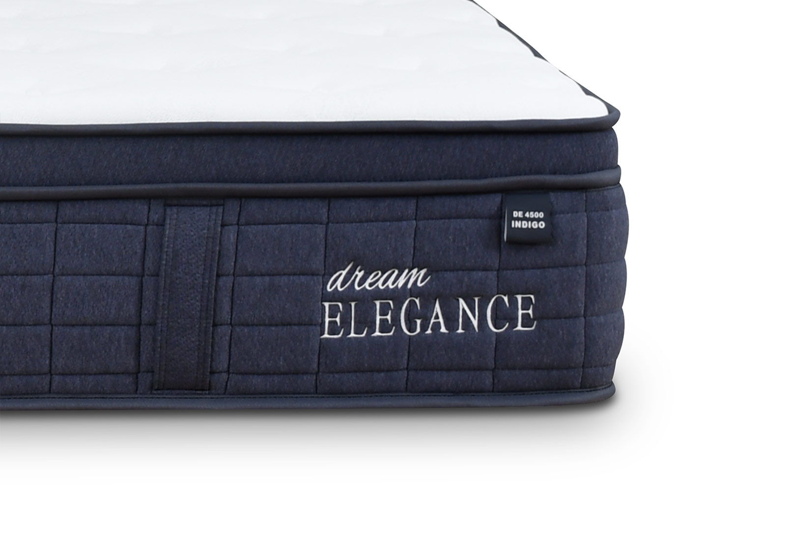 DREAM ELEGANCE 4500 INDIGO QUEEN MATTRESS WHITE/BLUE