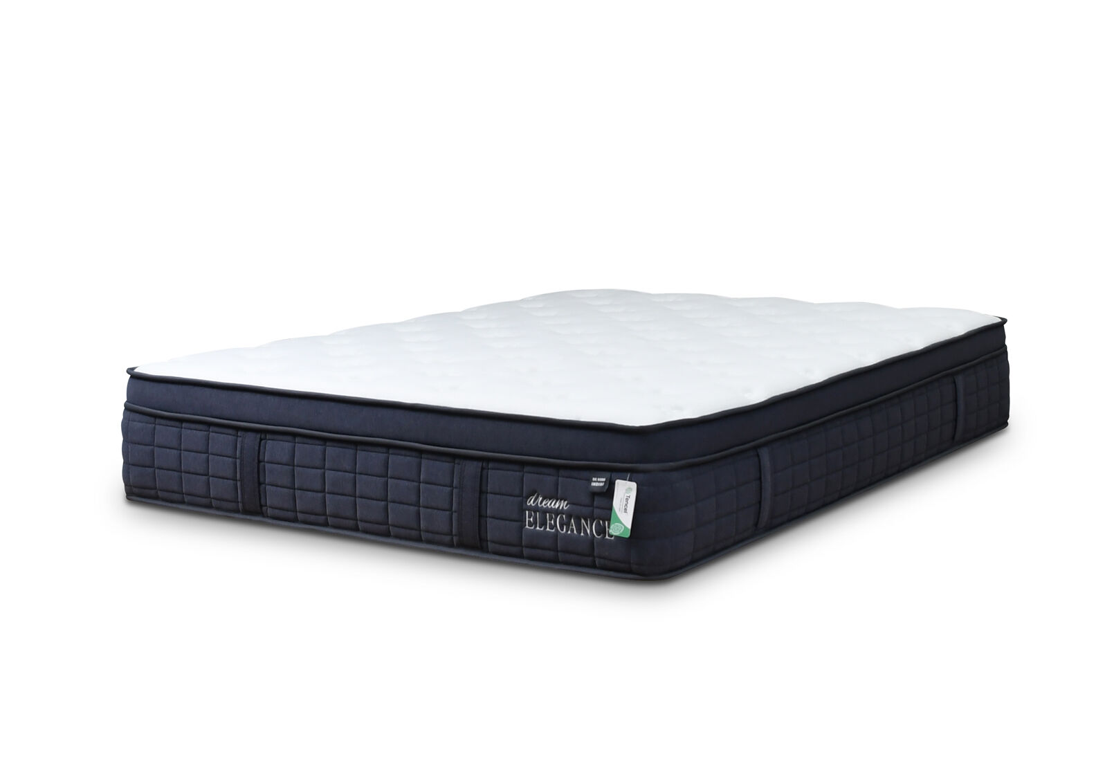 DREAM ELEGANCE 6000 INDIGO QUEEN MATTRESS WHITE/BLUE
