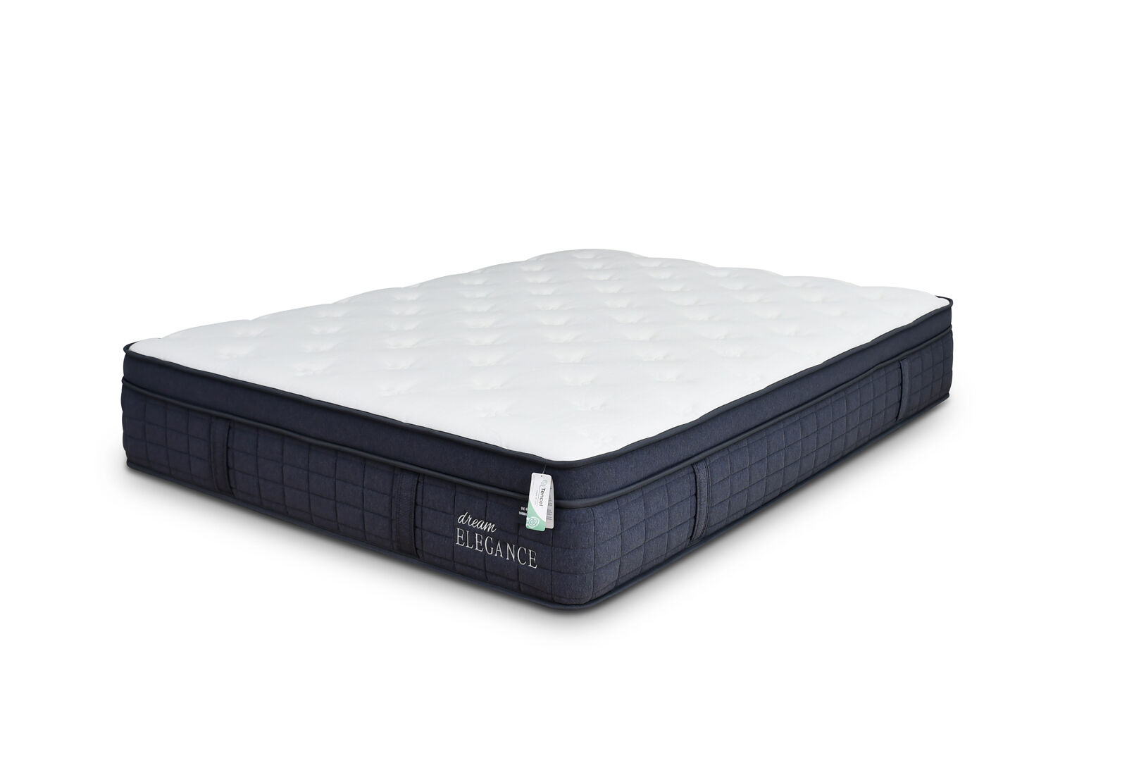 DREAM ELEGANCE 6000 INDIGO QUEEN MATTRESS WHITE/BLUE