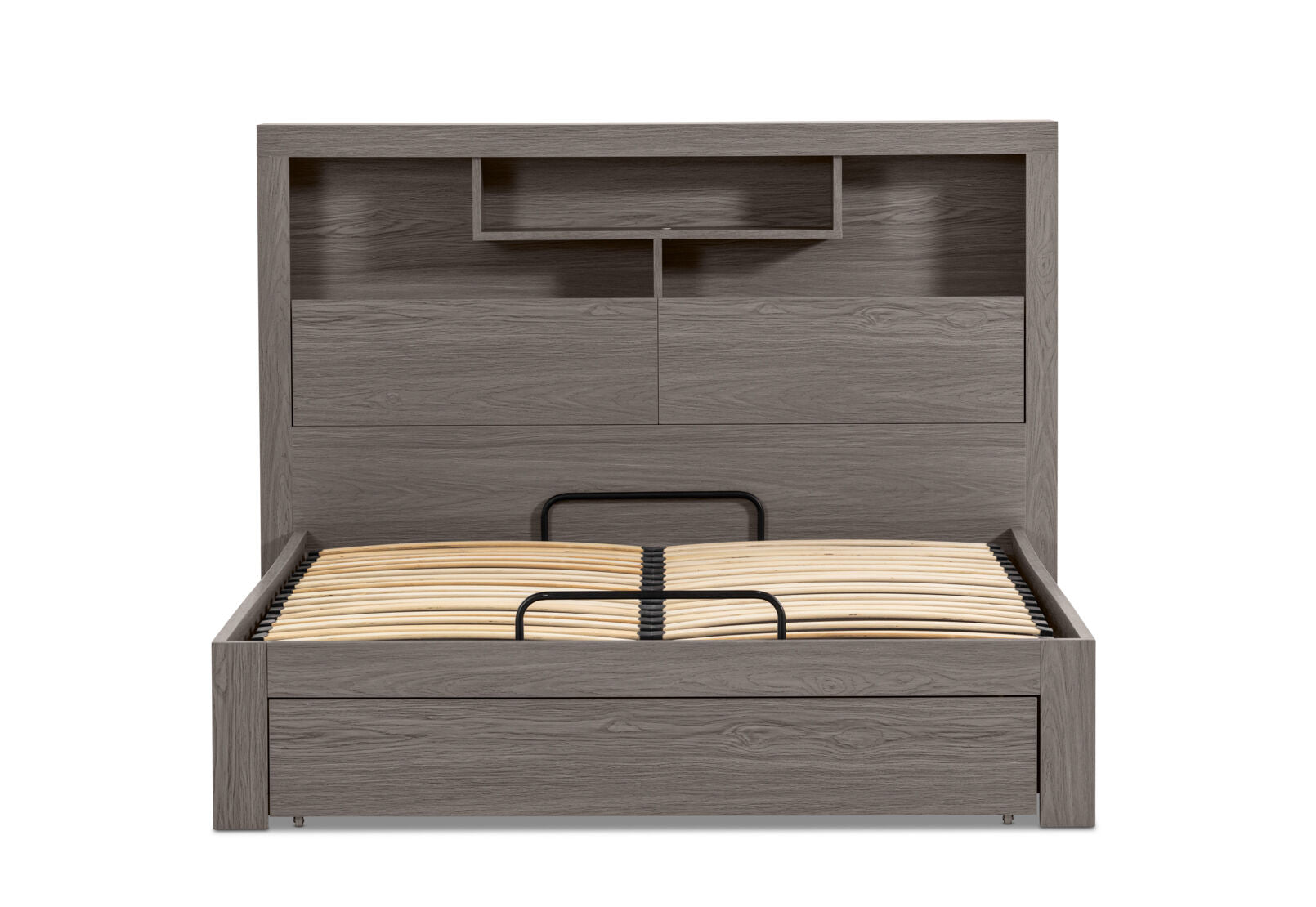 GEOVANA KING BED GREY