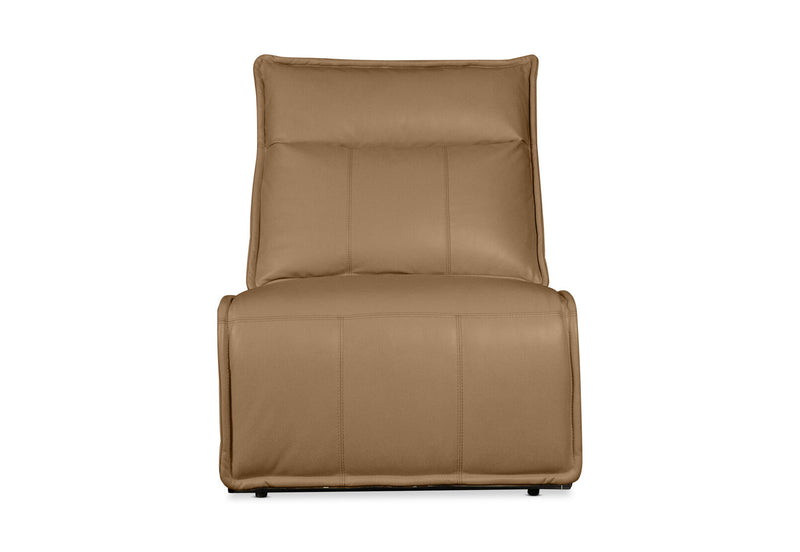 ALCINA LEATHER ARMLESS ELECTRIC RECLINER CHAIR MOCHA