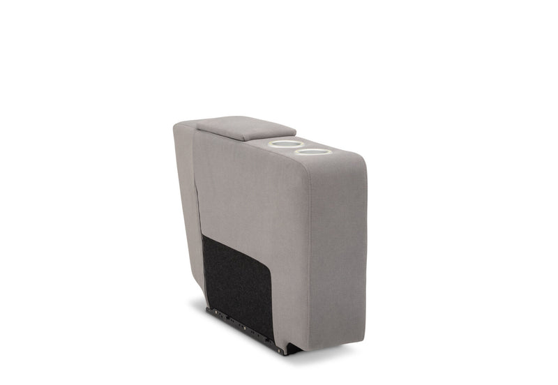 ALCINA FABRIC CONSOLE LIGHT GREY