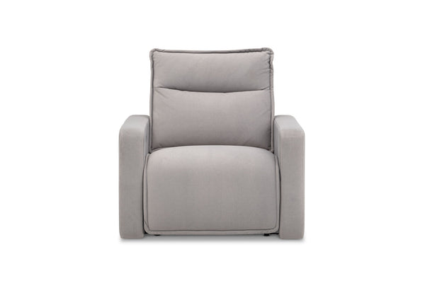 ALCINA FABRIC ELECTRIC RECLINER LIGHT GREY
