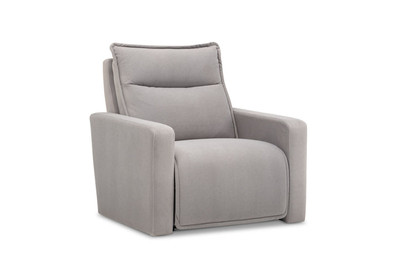 ALCINA FABRIC ELECTRIC RECLINER LIGHT GREY