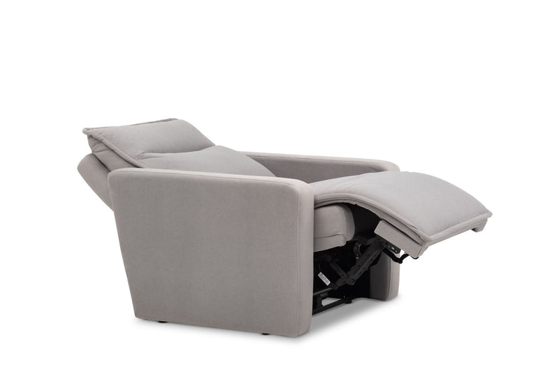 ALCINA FABRIC ELECTRIC RECLINER LIGHT GREY