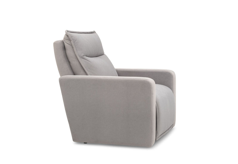 ALCINA FABRIC ELECTRIC RECLINER LIGHT GREY
