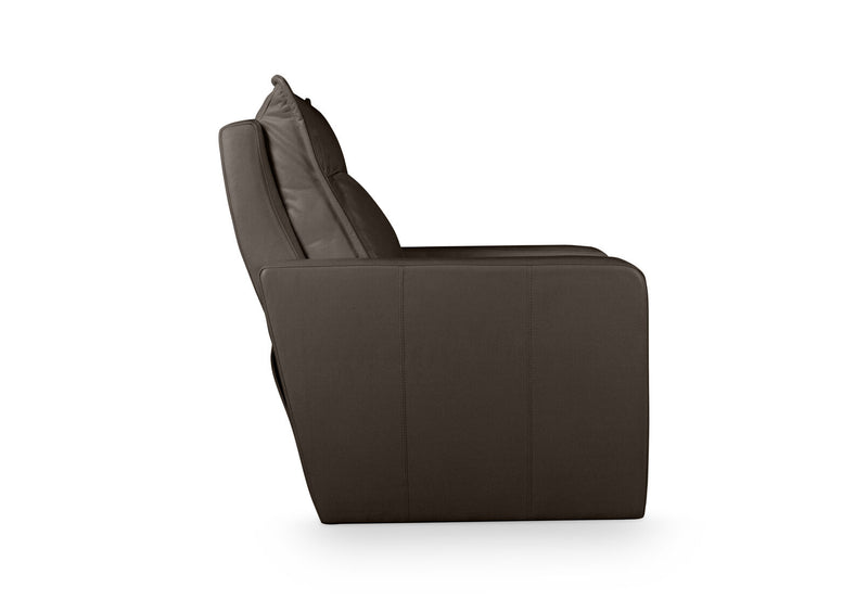 ALCINA LEATHER ELECTRIC RECLINER CHOCOLATE