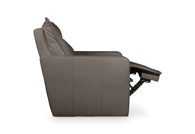 ALCINA LEATHER ELECTRIC RECLINER CHOCOLATE