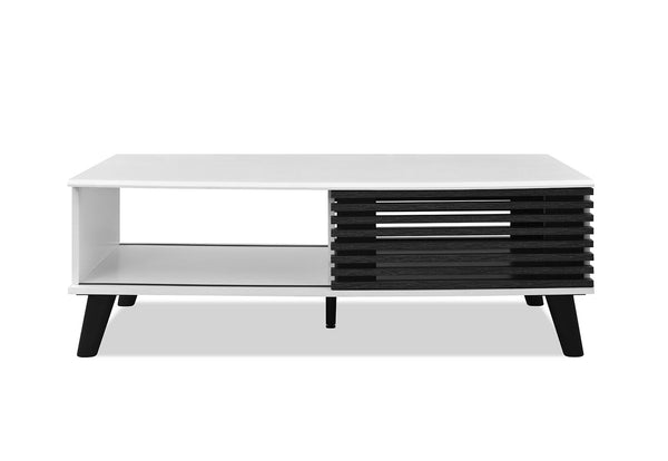 POPE COFFEE TABLE 	BLACK/WHITE