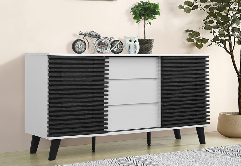 POPE BUFFET BLACK/WHITE