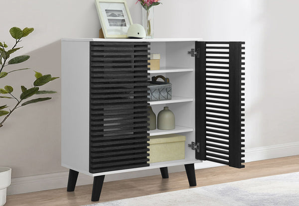 POPE 2 DOOR SMALL BUFFET BLACK/WHITE