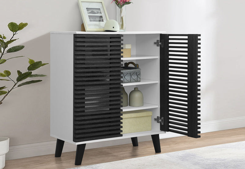 POPE 2 DOOR SMALL BUFFET BLACK/WHITE