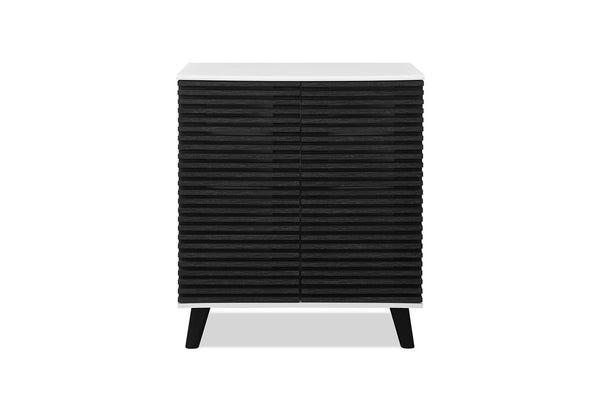 POPE 2 DOOR SMALL BUFFET BLACK/WHITE