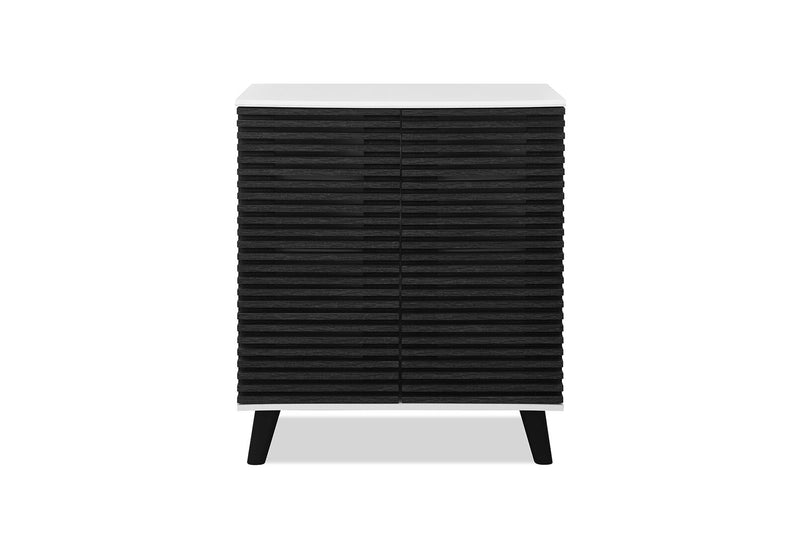 POPE 2 DOOR SMALL BUFFET BLACK/WHITE