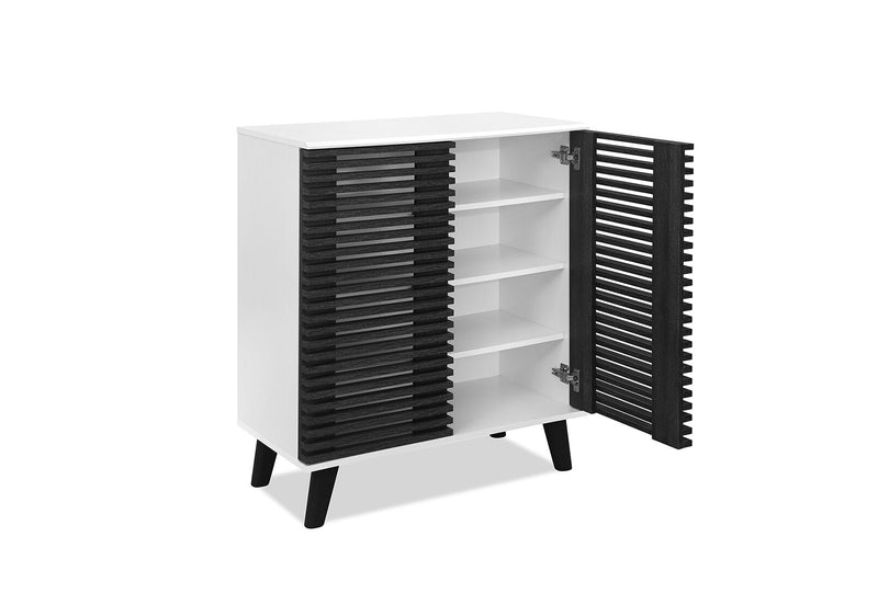 POPE 2 DOOR SMALL BUFFET BLACK/WHITE