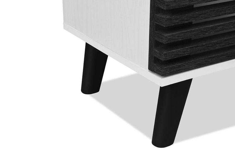 POPE 2 DOOR SMALL BUFFET BLACK/WHITE
