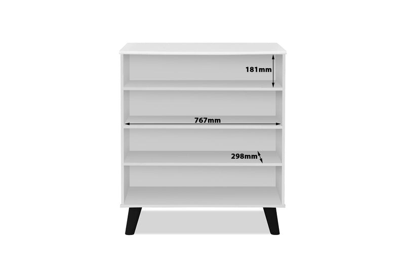 POPE 2 DOOR SMALL BUFFET BLACK/WHITE
