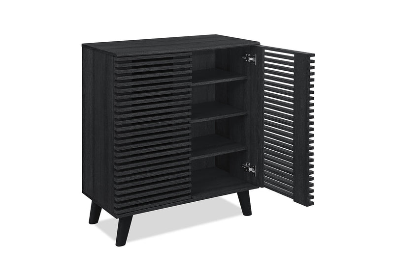 POPE 2 DOOR SMALL BUFFET BLACK