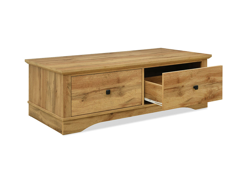 O'BRIEN 2 DRAWER COFFEE TABLE 	OAK