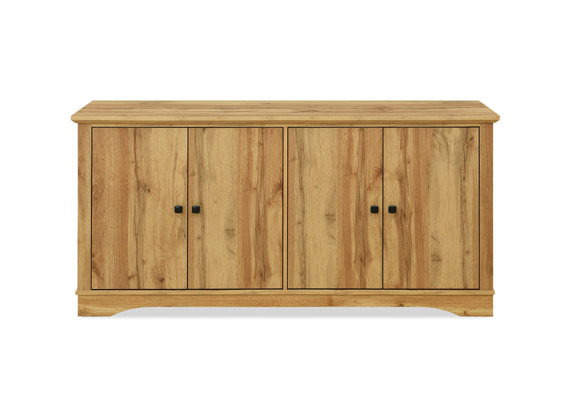 O'BRIEN 4 DOOR BUFFET OAK